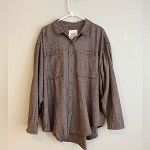 Aerie Anytime Fave Twill Shirt